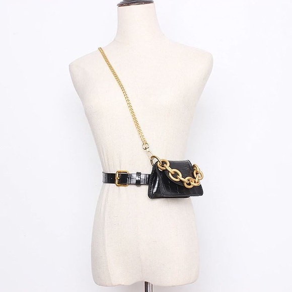 Mini Crossbody Waist Chain Hand Bag - Picture 4 of 7